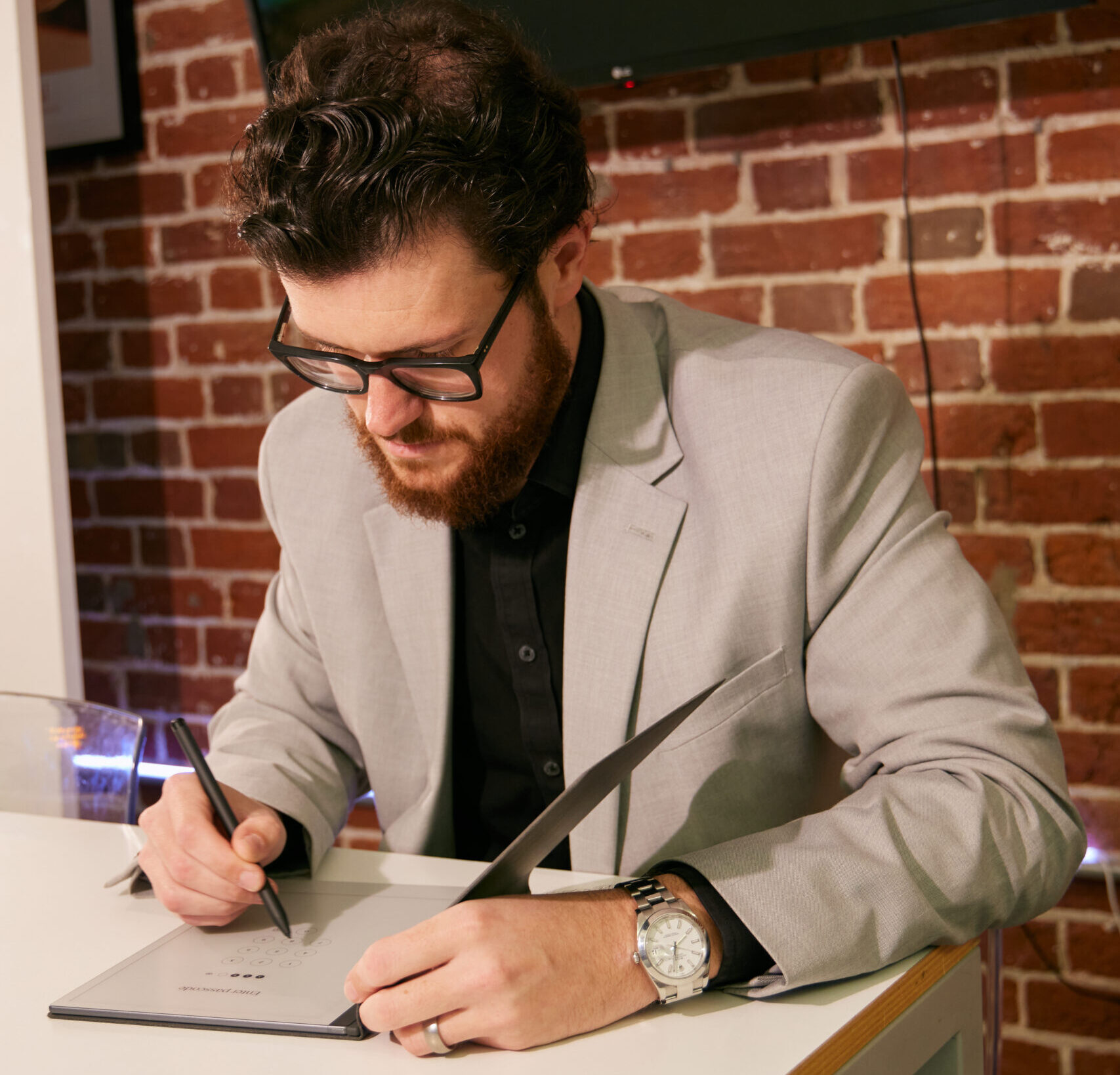 Buy to Let Mortgage Brokers in Portsmouth - Josh at Chatsworth Mortgage Group Taking Notes