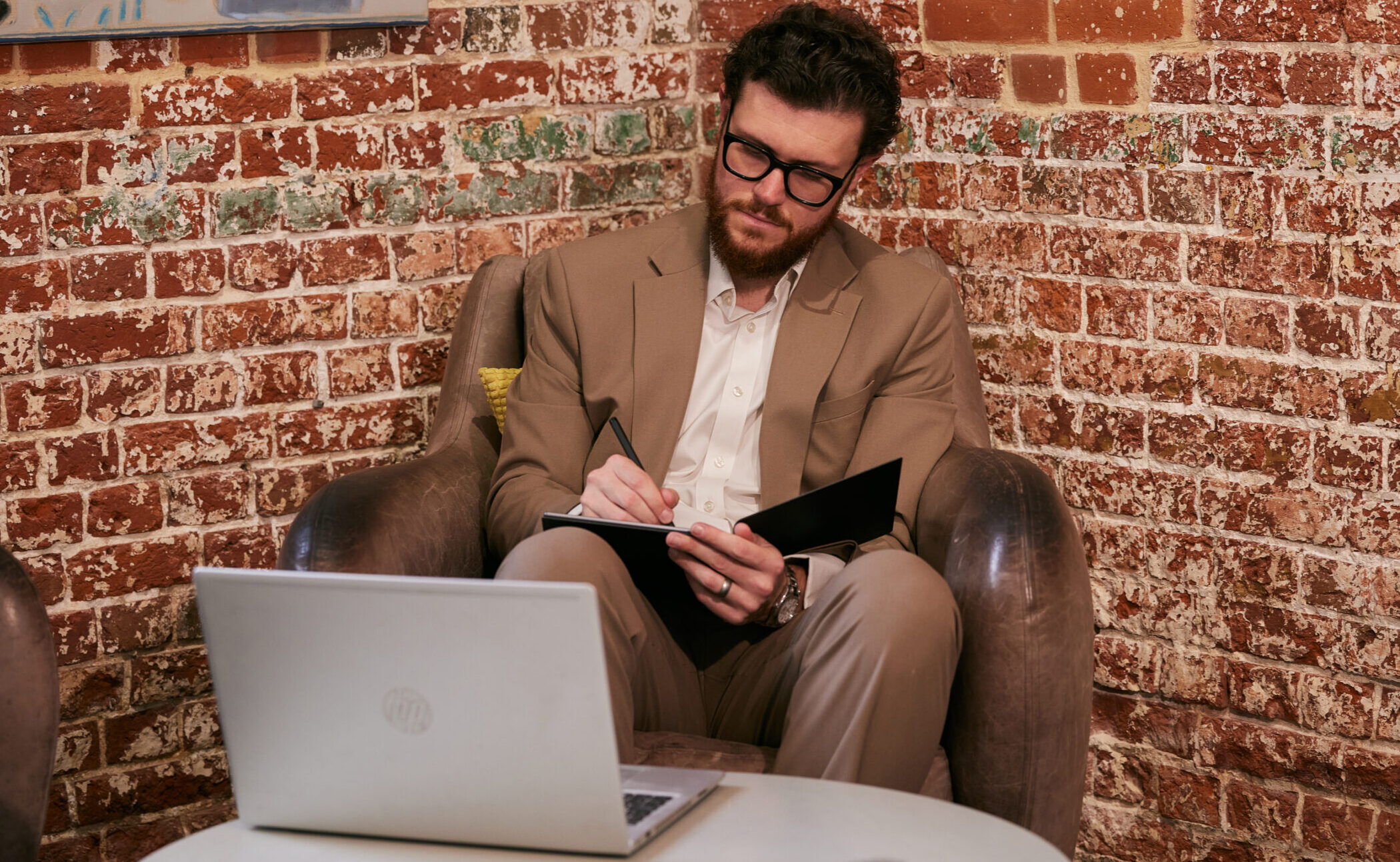 Josh Halsey MD of Chatsworth Mortgage Group On Virtual Call and Making Notes - First Time Buyers Mortgage Advice